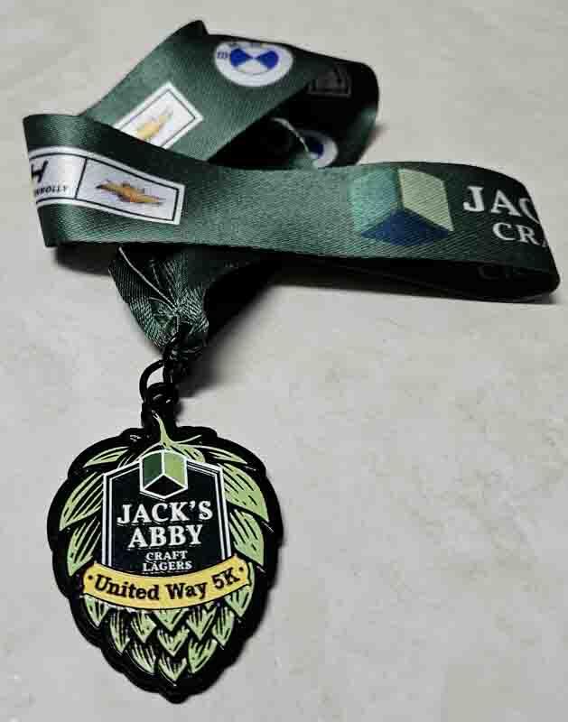 Photo of finisher's medal