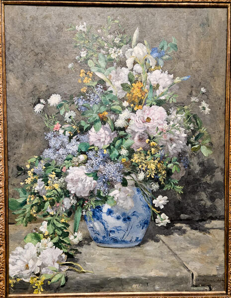 Renoir's Spring Bouquet painting